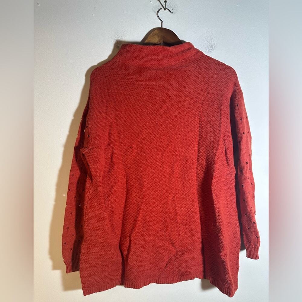 Moth Knit  Red Sweater - Picture 3 of 6